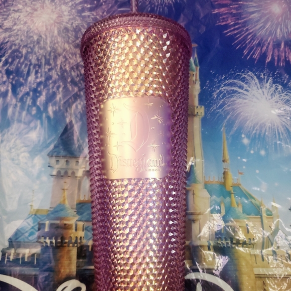 Pink studded limited Edition Starbucks Disneyland Cup - Picture 2 of 5